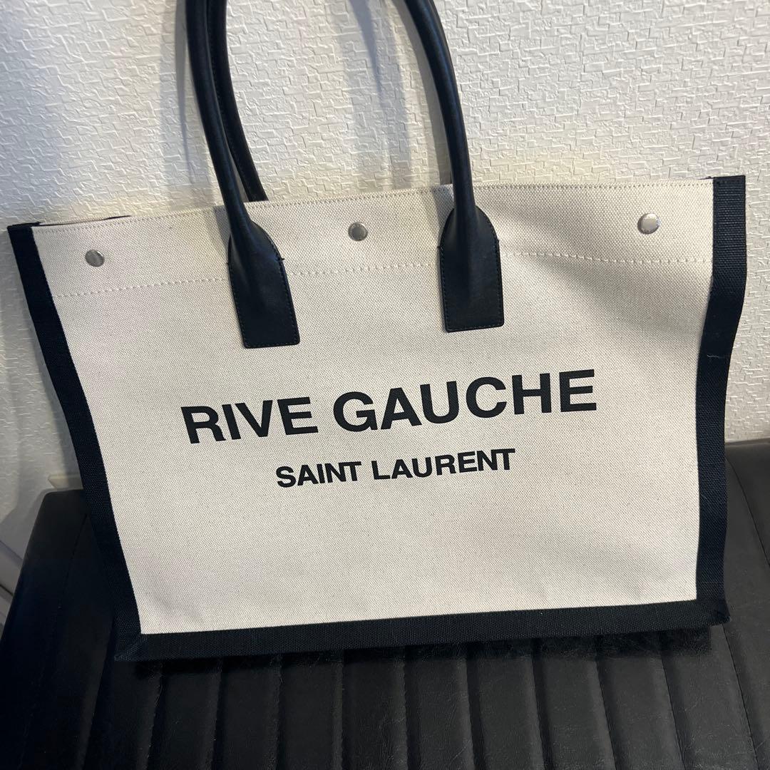 【掲載今週まで】サンローラン　リヴゴーシュ　トートバッグ　パリ購入