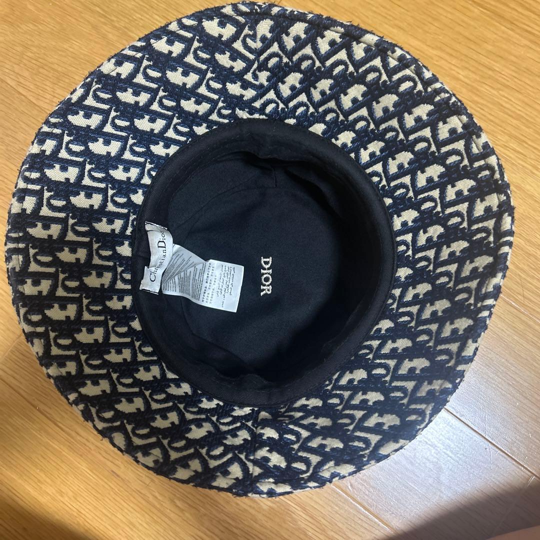 Dior バケットハット ネイビー/ホワイト