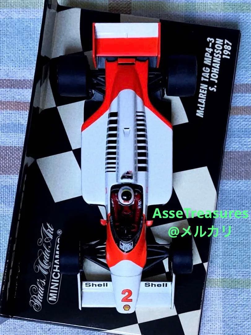 ミニチャンプス 1/43 マクラーレン・TAGポルシェ MP4/3 ヨハンソン