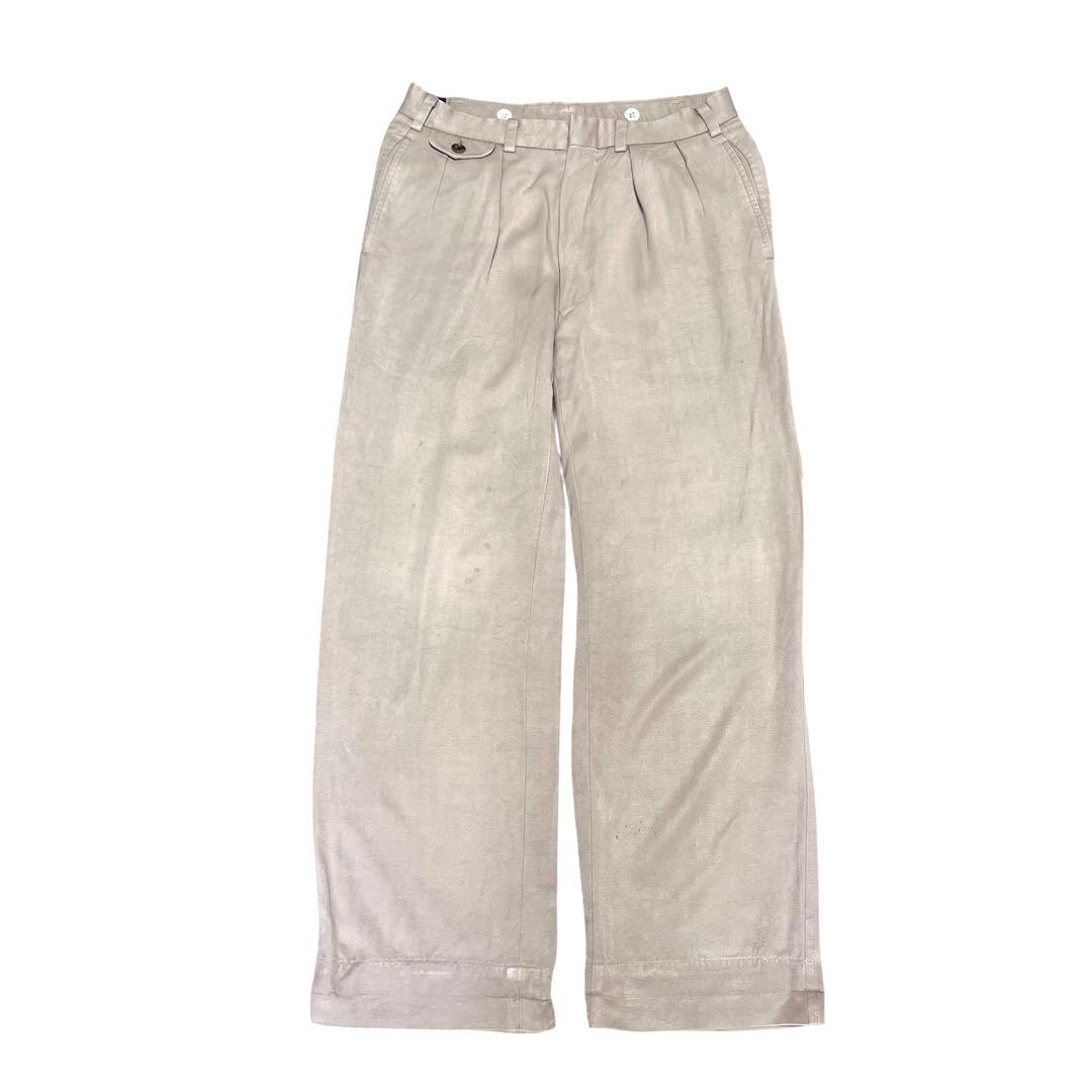 希少 90's ラルフローレン レーヨンギャバ スラックス