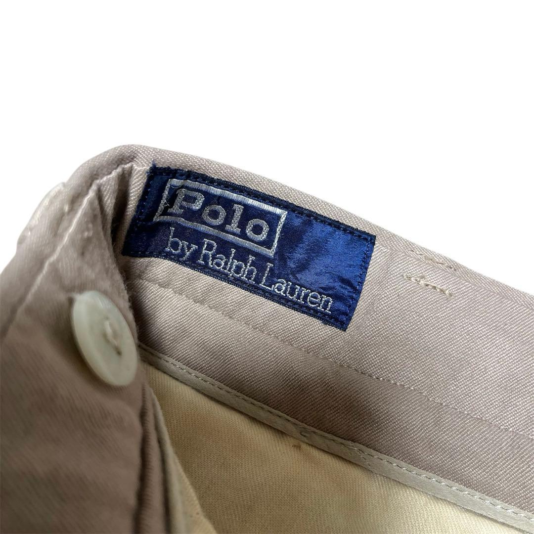 希少 90's ラルフローレン レーヨンギャバ スラックス