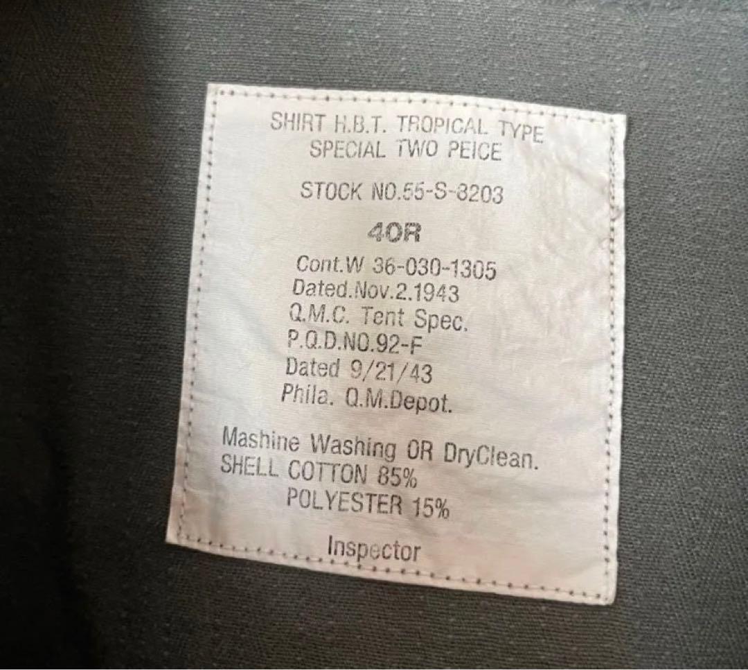 USMC H.B.Tトロピカルジャケット 海兵隊　40R m-43