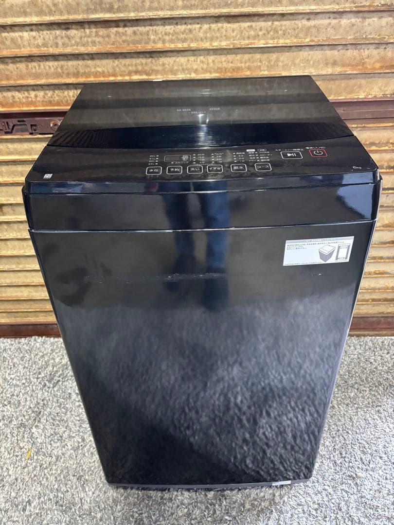 ニトリ 洗濯機 6.0kg NT60L1BK 2024年