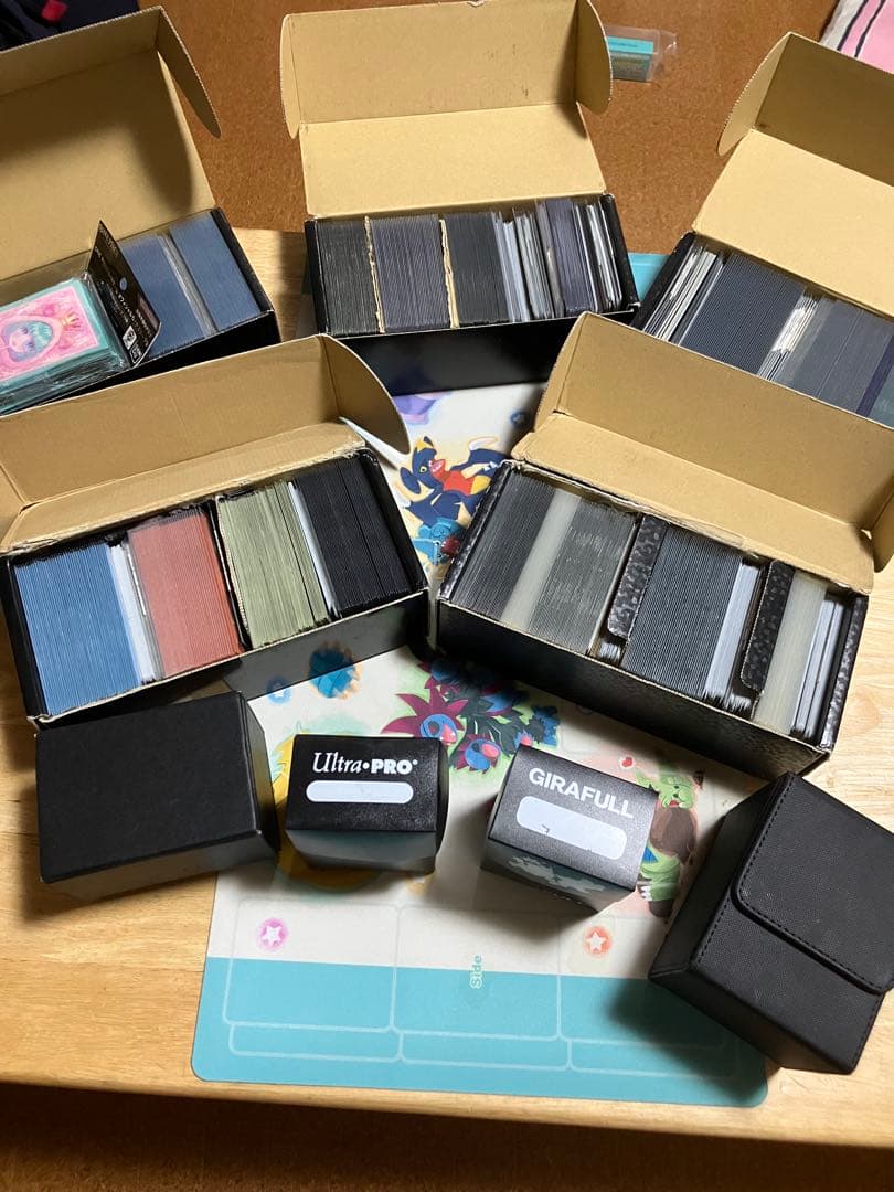 デュエルマスターズ 引退品　デッキ15個（カード併用含む）＋ストレージ