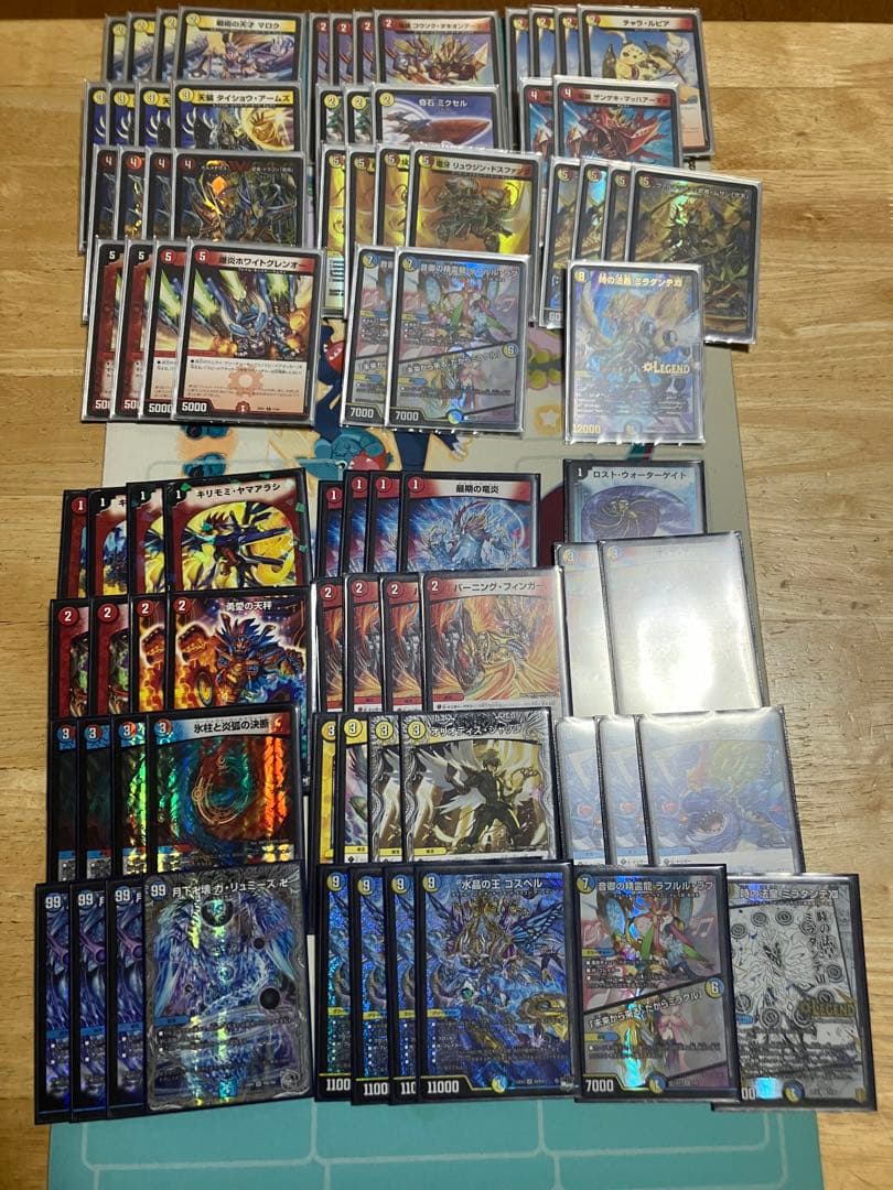 デュエルマスターズ 引退品　デッキ15個（カード併用含む）＋ストレージ