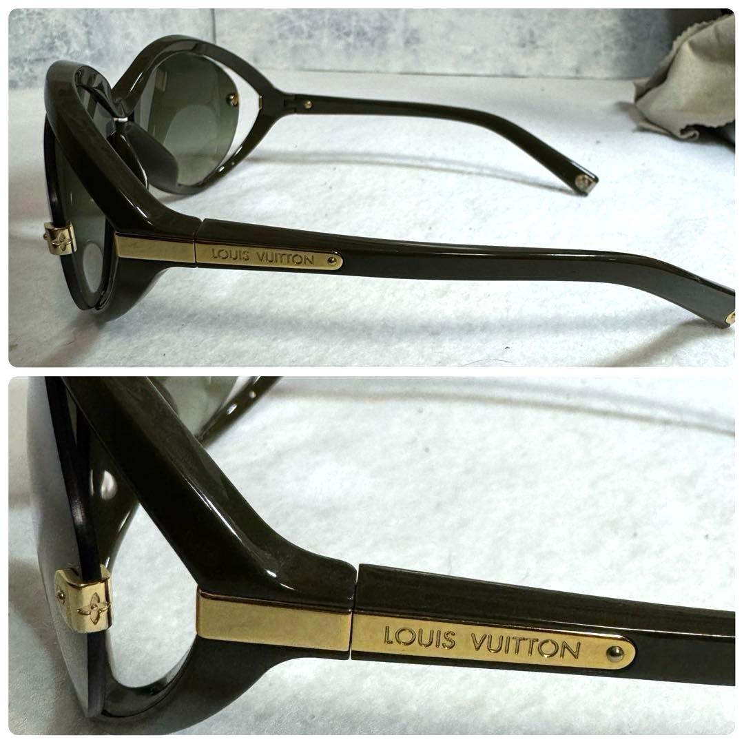 LOUIS VUITTON グリーン オーバーサイズサングラス