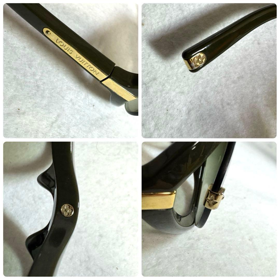 LOUIS VUITTON グリーン オーバーサイズサングラス