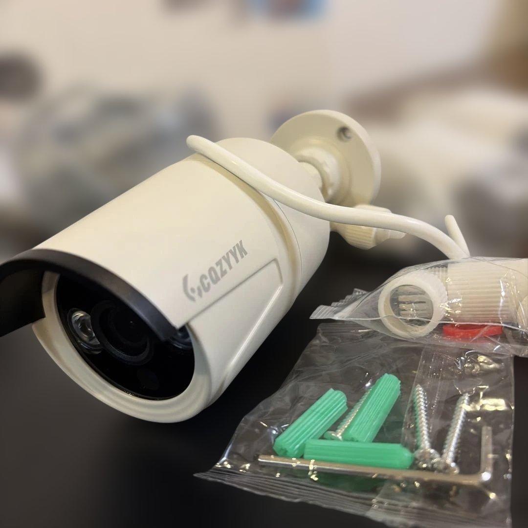 防犯カメラ4台　500万画素　2TBHDD 12/15までお値下げ中‼️