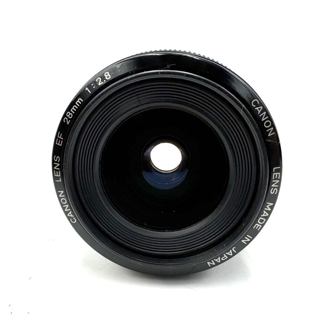 美品 CANON キャノン EF 28mm F2.8 単焦点レンズ