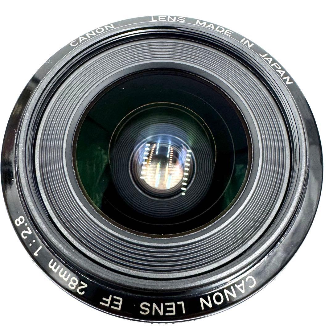 美品 CANON キャノン EF 28mm F2.8 単焦点レンズ