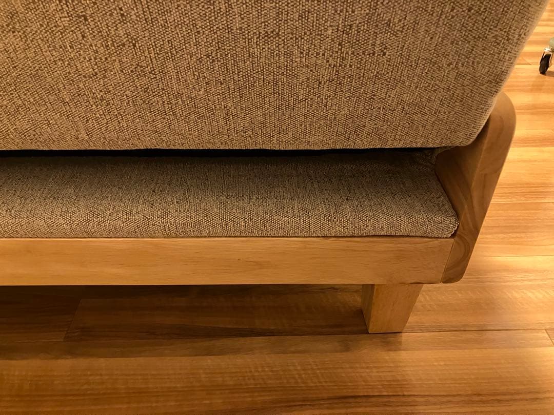 2人掛けソファベッド リクライニング モダンデコ　幅186cm