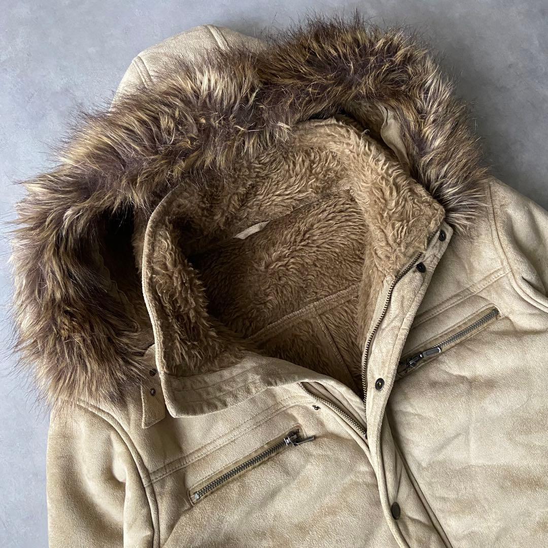 ジャケット・アウター archive grunge fur mouton jacket y2kCD21