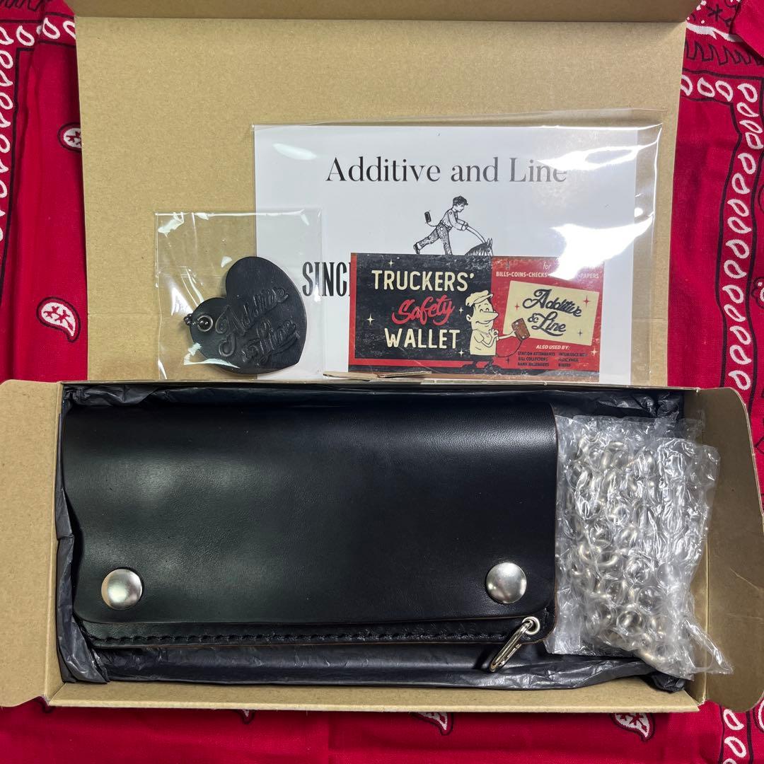 Additive and Line TW-004レザーウォレット 新品未使用