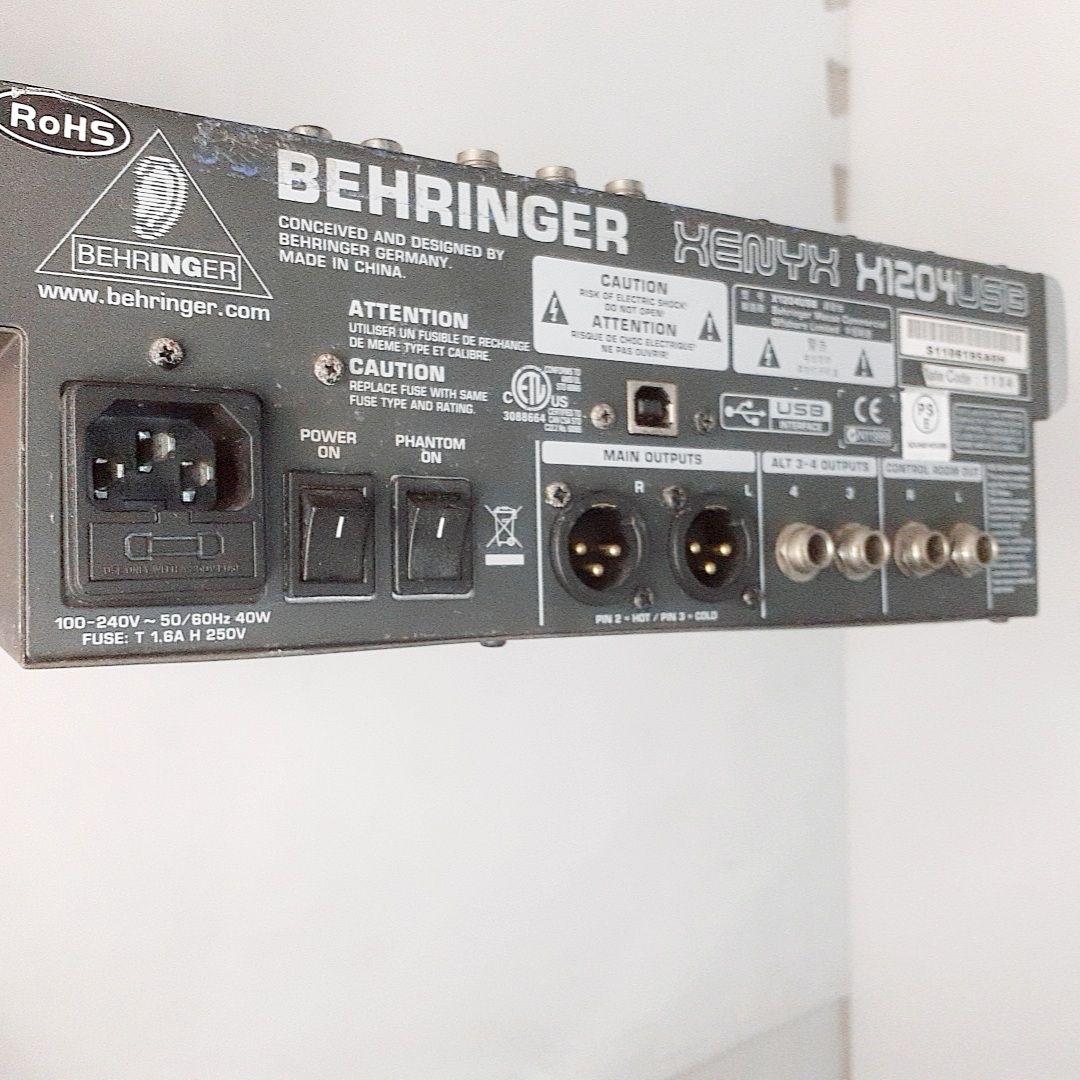 Behringer XENYX X1204USB アナログミキサー動作品