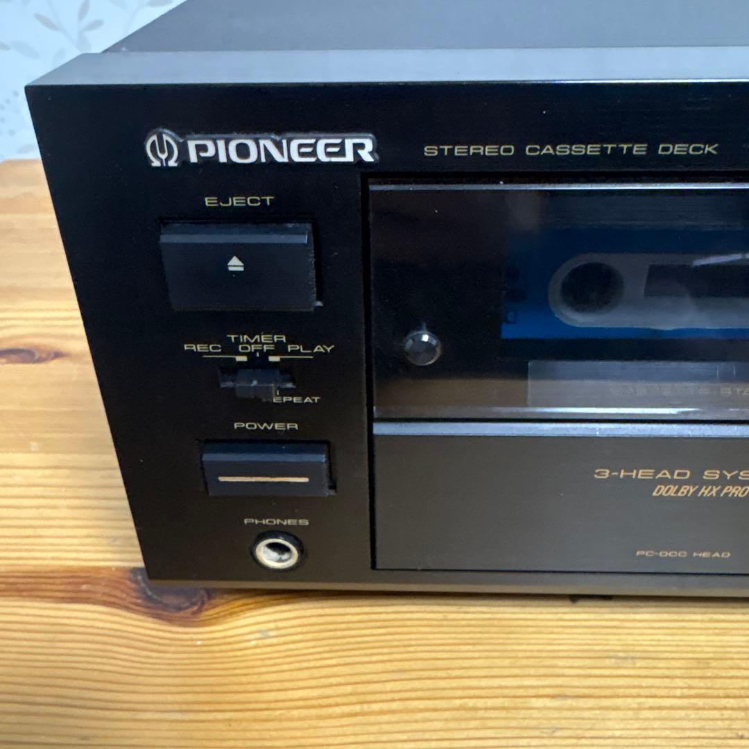 Pioneer 3ヘッドカセットデッキ　　Ｔ-616