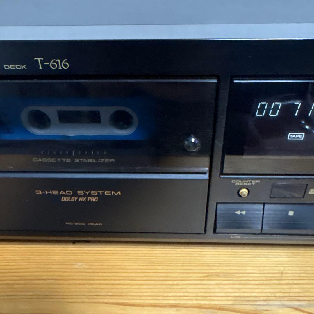 Pioneer 3ヘッドカセットデッキ　　Ｔ-616