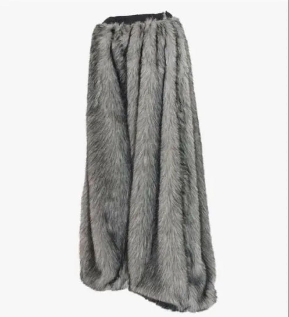 パンツ theredthread S flip fur pants