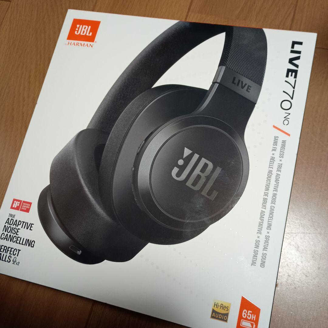 JBL LIVE 770NC ワイヤレスヘッドホン ブラック