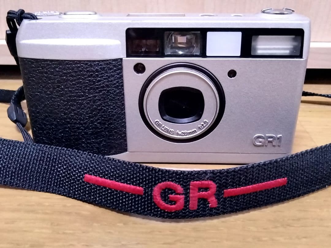 【ジャンク】RICOH GR1 DATE グレー フィルムカメラ