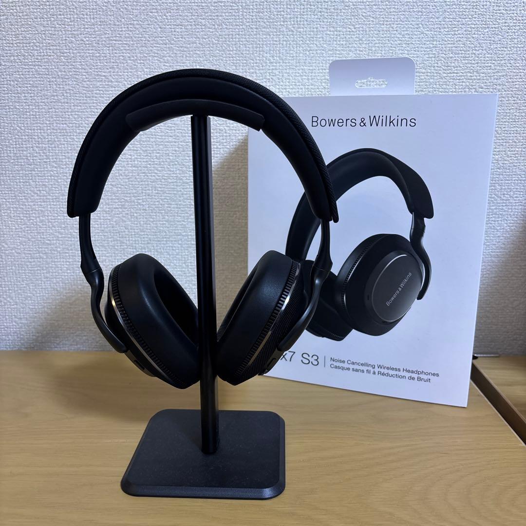 Bowers & Wilkins ワイヤレスヘッドフォン PX7S3 ブラック