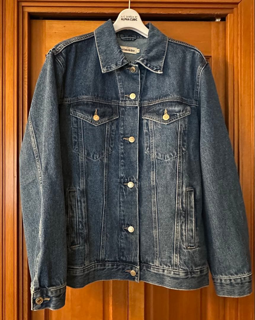 美品マリメッコMaridenim Murros Unikko デニムジャケット