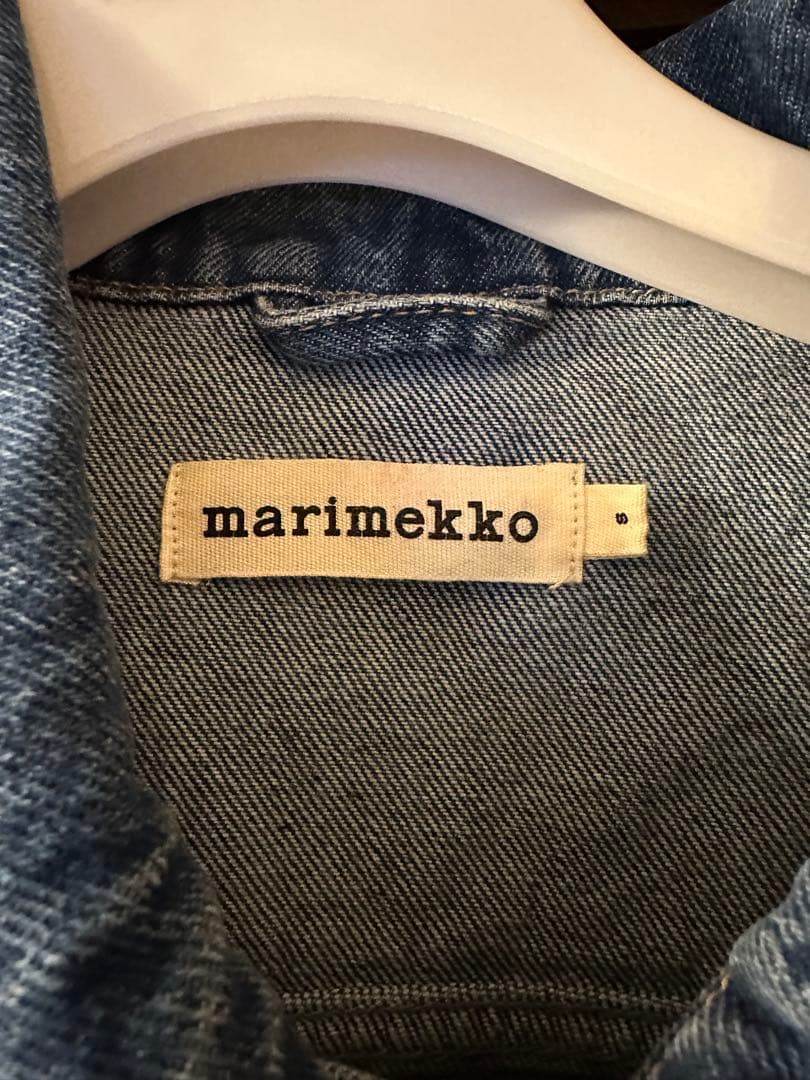 美品マリメッコMaridenim Murros Unikko デニムジャケット