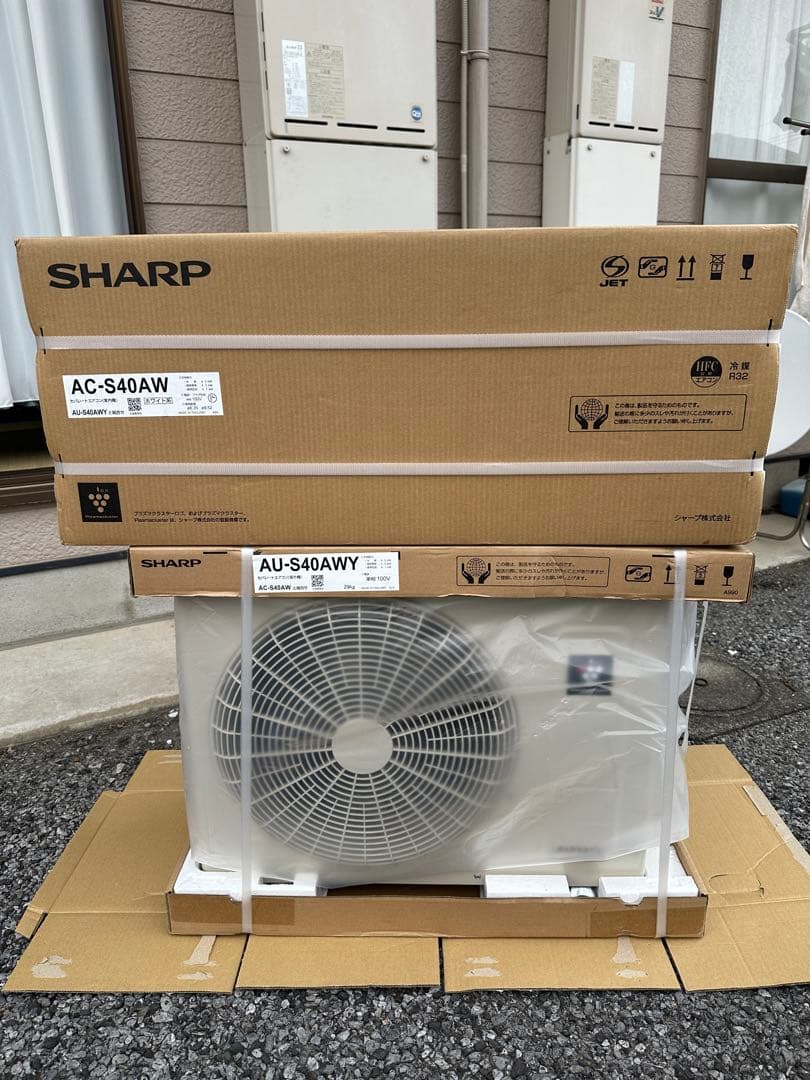 ■027■未使用■シャープ■壁掛けエアコン■プラズマクラスター■AC-S40AW