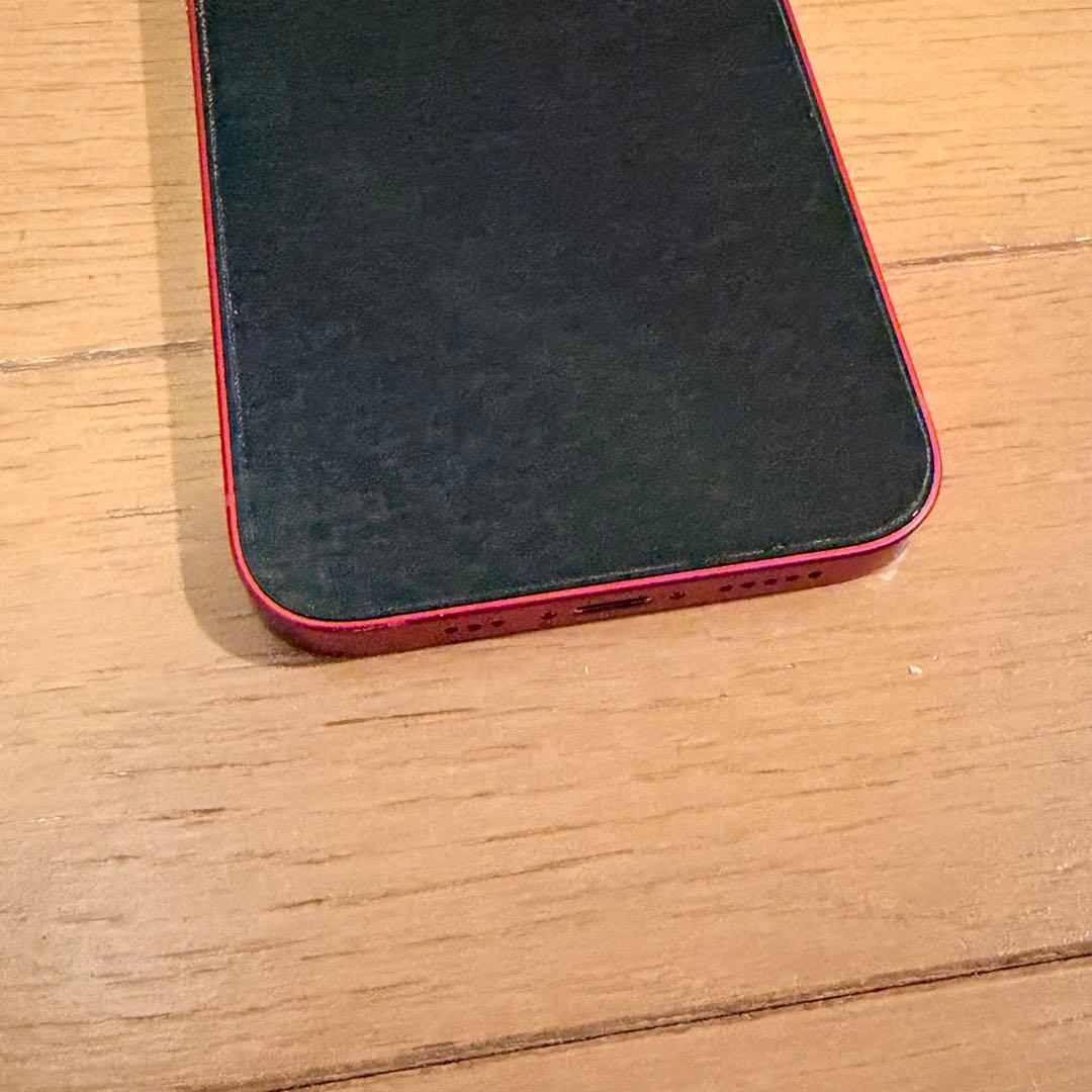 【美品】iPhone13 Red 128GB バッテリー82% 箱、ケーブル付き
