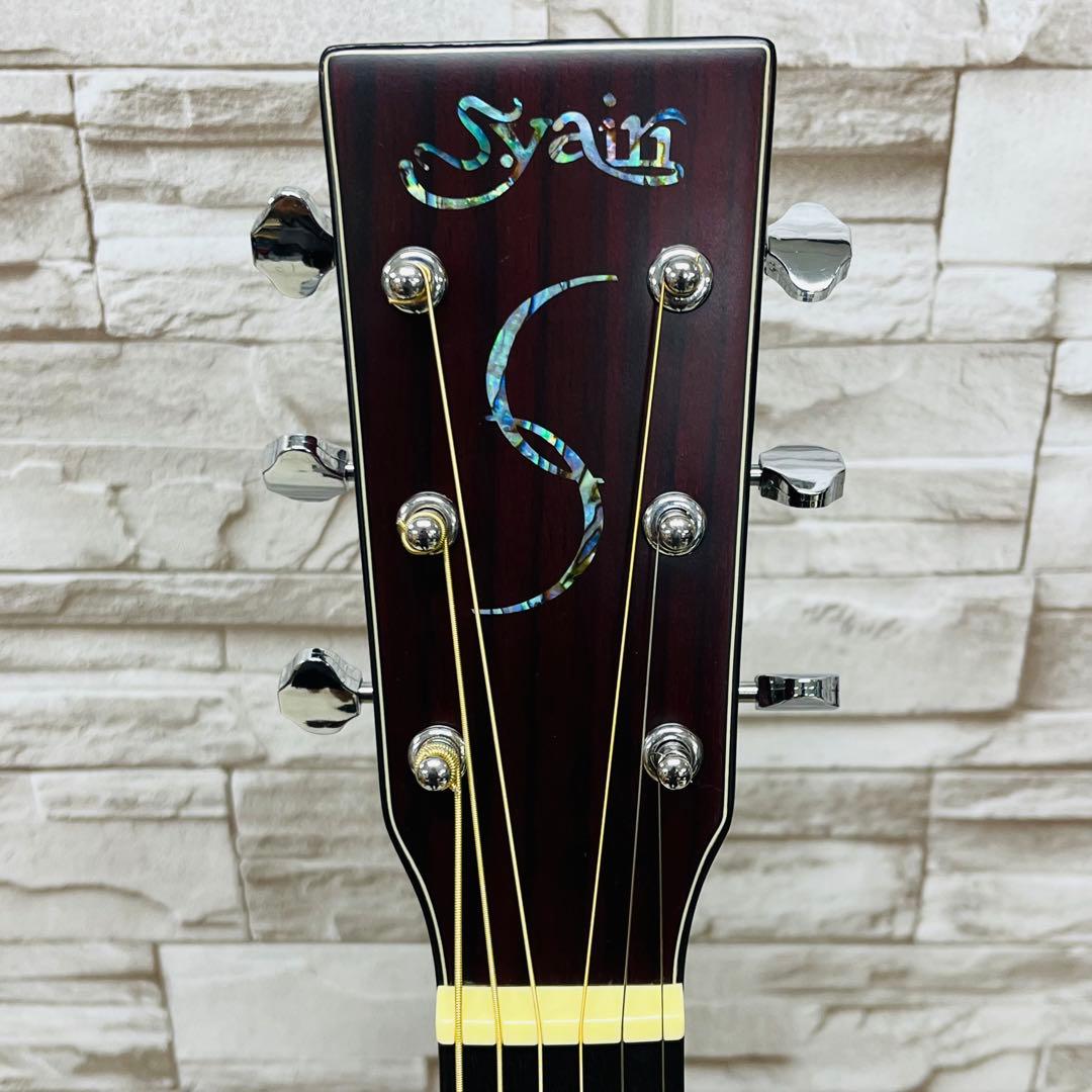 美品 S.yairi アコースティックギター YF-4M/WR ワインレッド