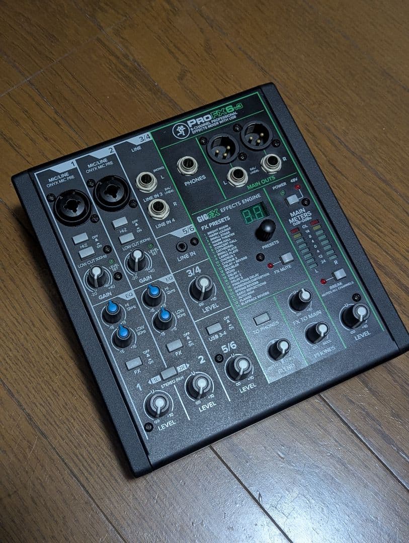 MACKIE ProFX6v3 アナログミキサー