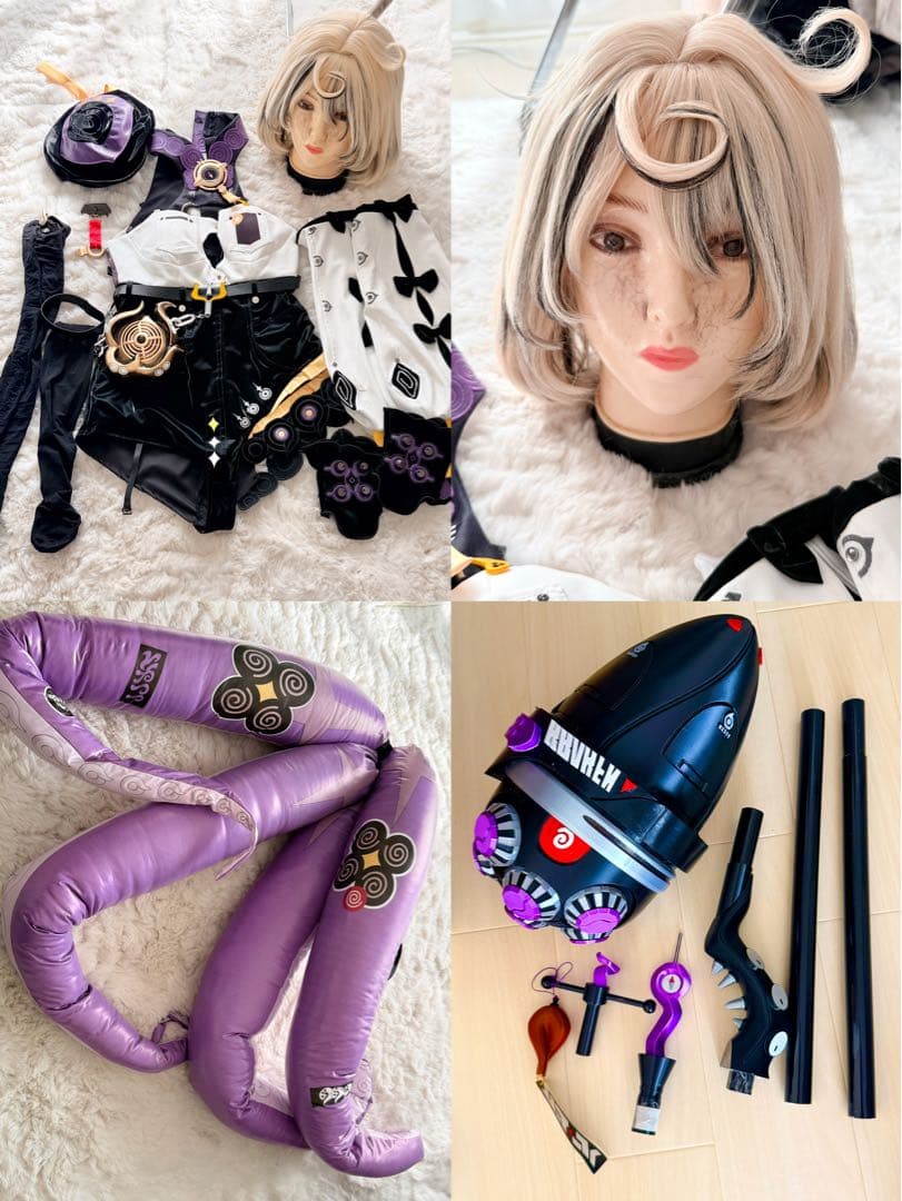 ゼンゼロ　イドリー　コスプレ衣装+ウィッグ+尻尾＋武器　ゼンレスゾーンゼロ