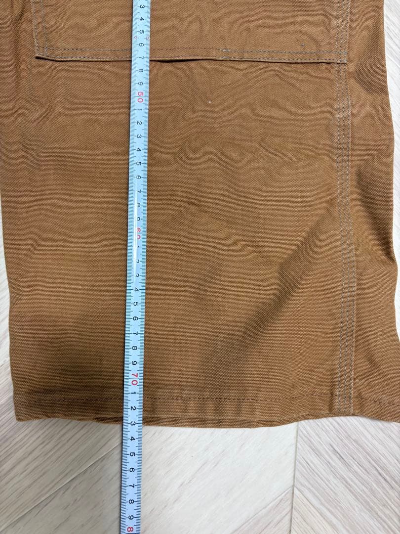 希少なコラボ&モデルサイズ46×32カーハート オーバーオール Columbia