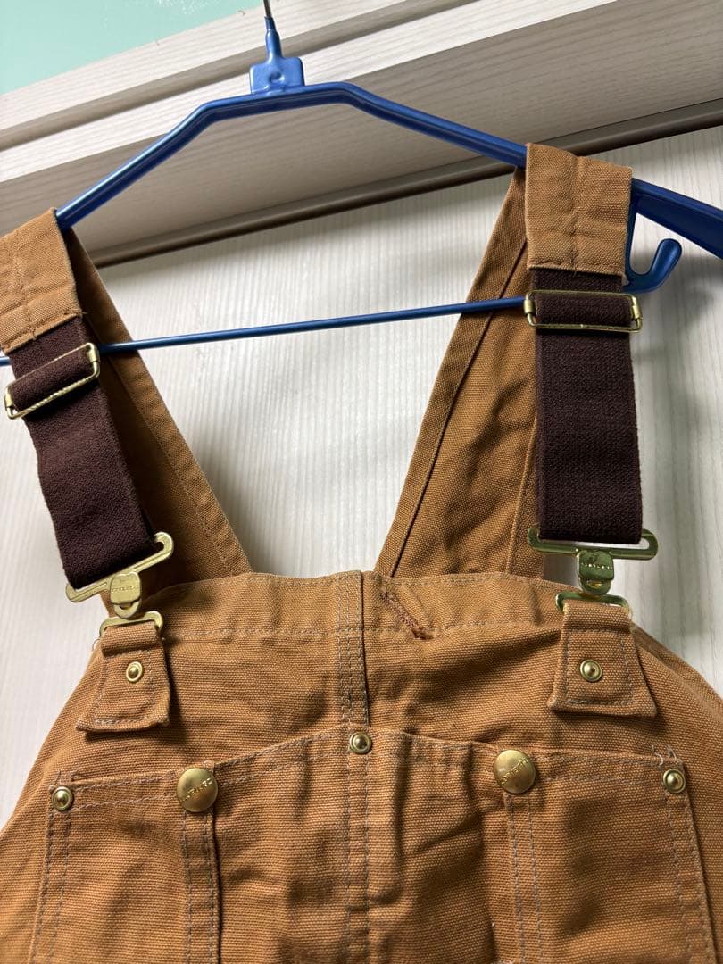 希少なコラボ&モデルサイズ46×32カーハート オーバーオール Columbia