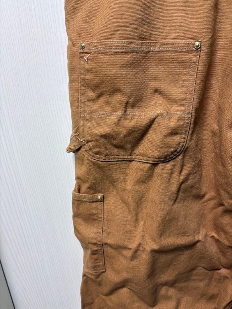 希少なコラボ&モデルサイズ46×32カーハート オーバーオール Columbia