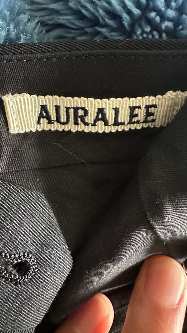 パンツ AURALEELIGHT WOOL MAX GABARDINE SLACKS