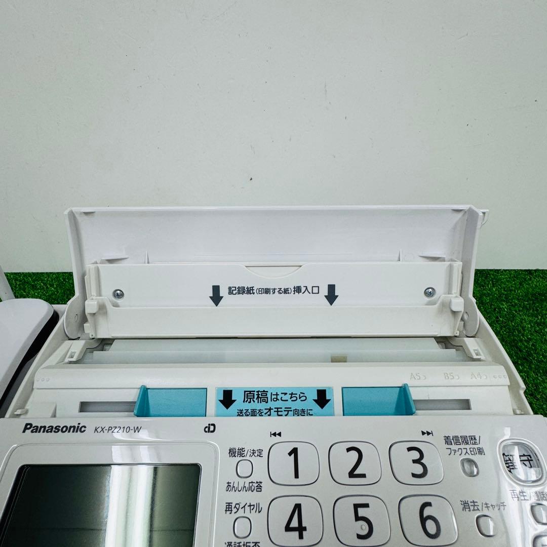 展示品 Panasonic 電話機 親機KX-PZ210-W FAX