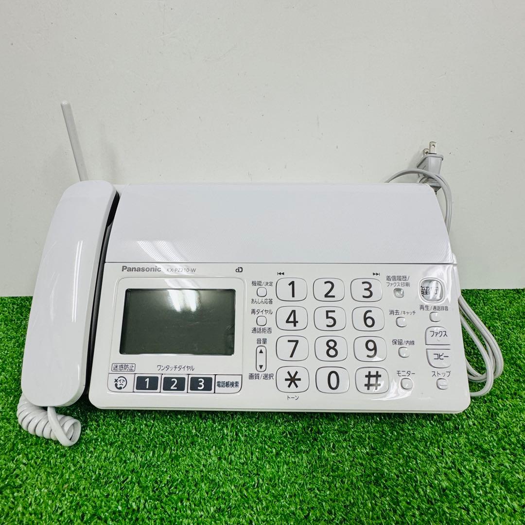 展示品 Panasonic 電話機 親機KX-PZ210-W FAX