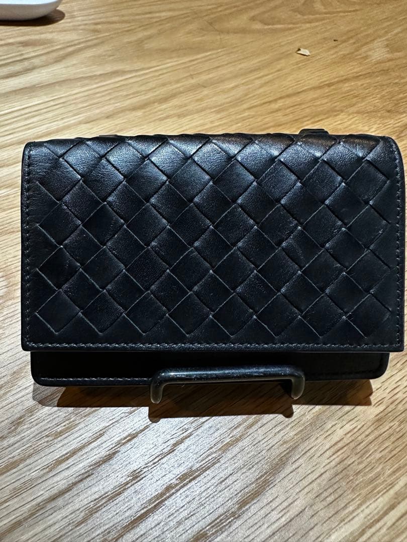 [美品]ボッテガヴェネタ　名刺入れ　黒