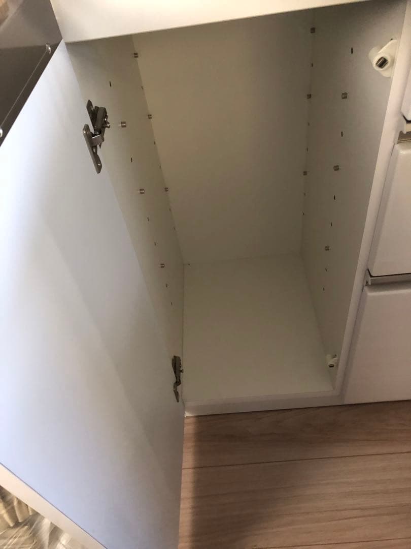 ニトリキッチンカウンター　アルミナ2 120CT WH