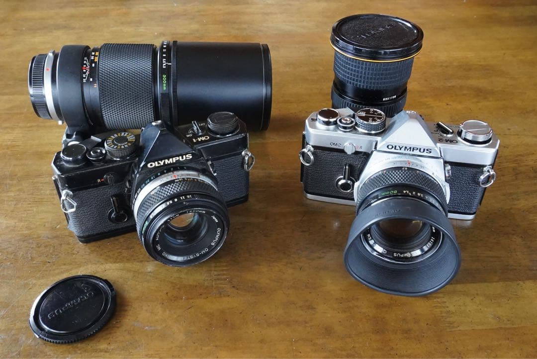 オリンパス　OMシリーズ　カメラレンズジャンクセット。