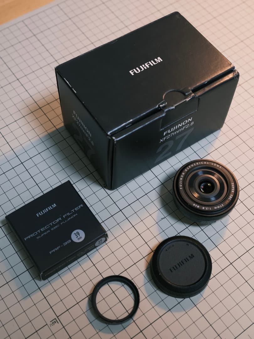 【整備済】FUJIFILM 富士フィルム 単焦点広角レンズ XF27mmF2.8