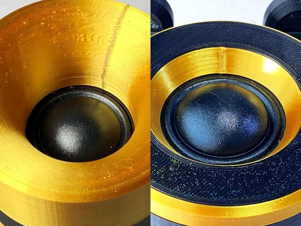 アドオン■高能率97dBホーンツイーター2個セット■ゴールドGHG01