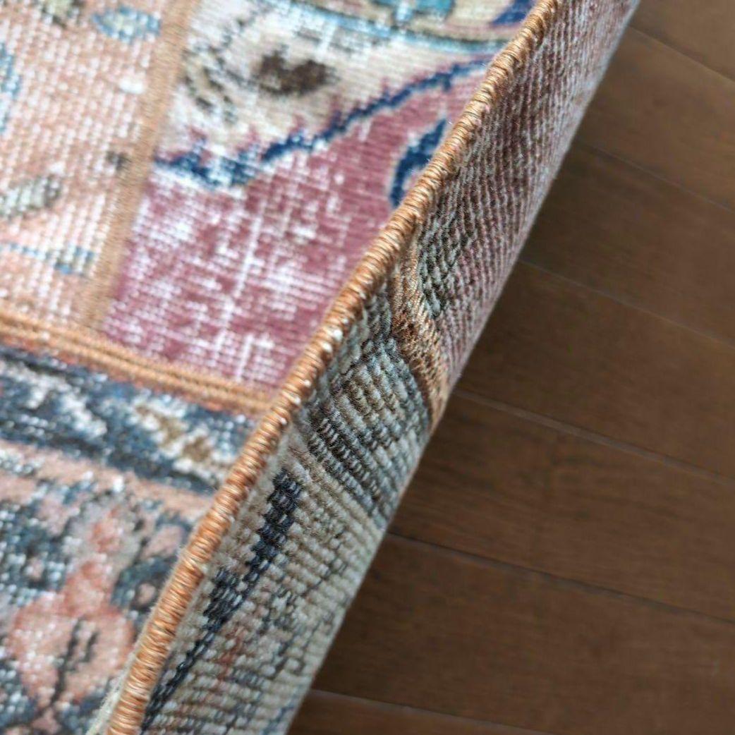 ＊ヴィンテージラグ トルコラグ ラウンドラグ Vintage rug 06＊