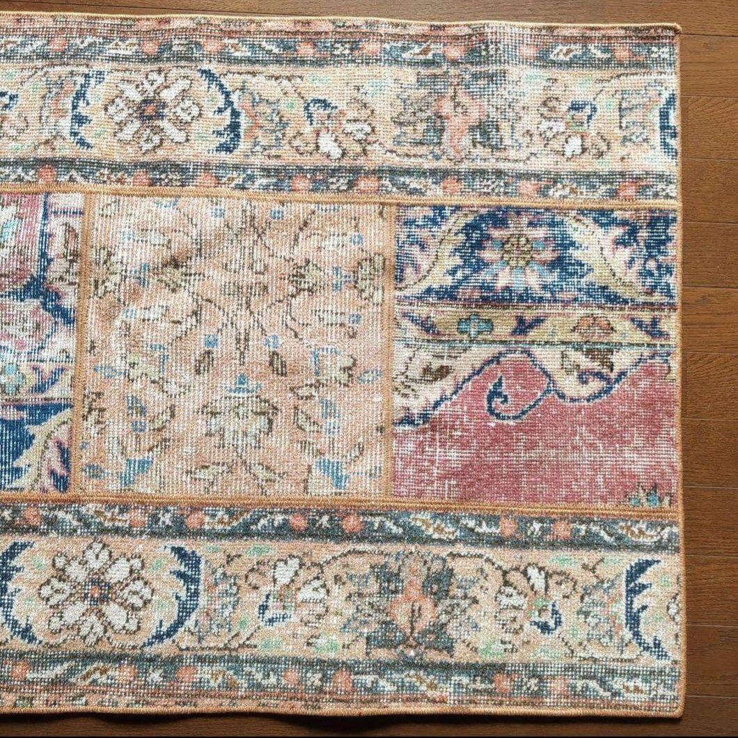 ＊ヴィンテージラグ トルコラグ ラウンドラグ Vintage rug 06＊
