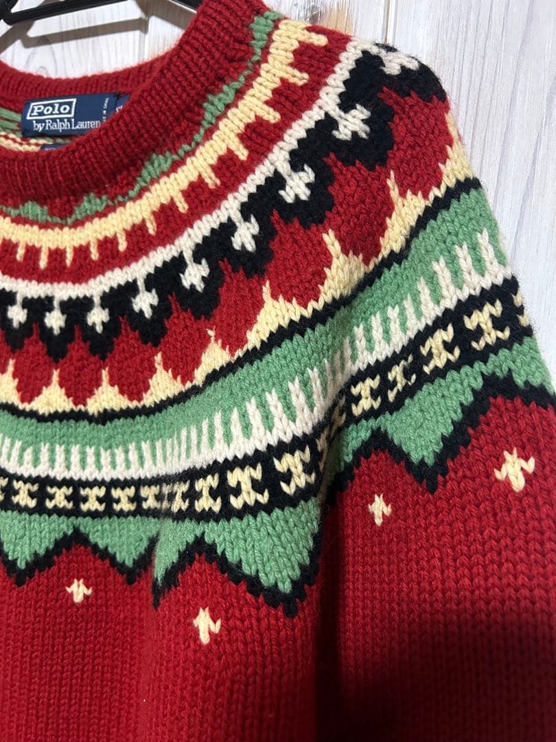 Polo by Ralph Lauren XL ハンドニットセーター