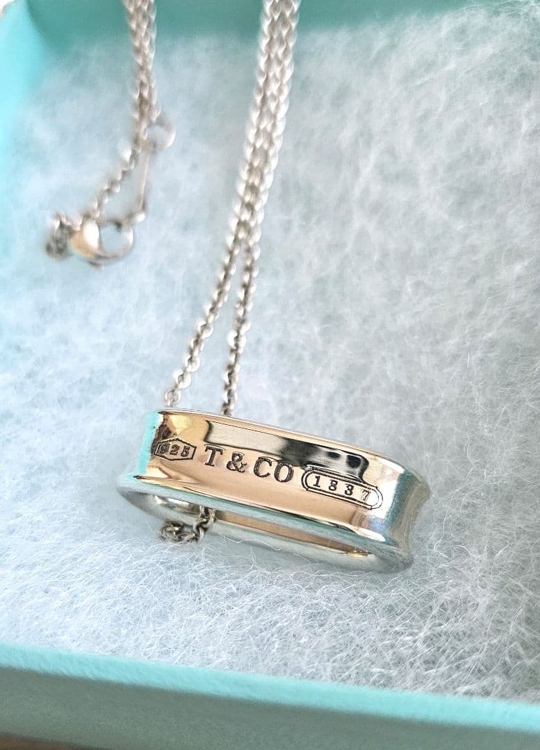 TIFFANY 1837 オーバル ループ ペンダント ネックレス