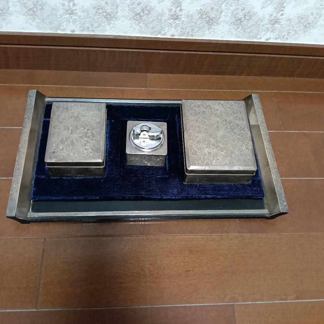 銀製　シガレットケース　シルバー　アール・ヌーヴォー