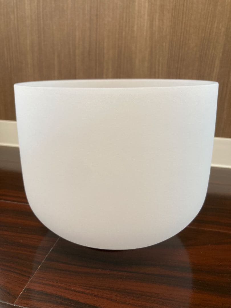 CVNC新品・528Hzクリスタルボウル8インチ音階C フロスト