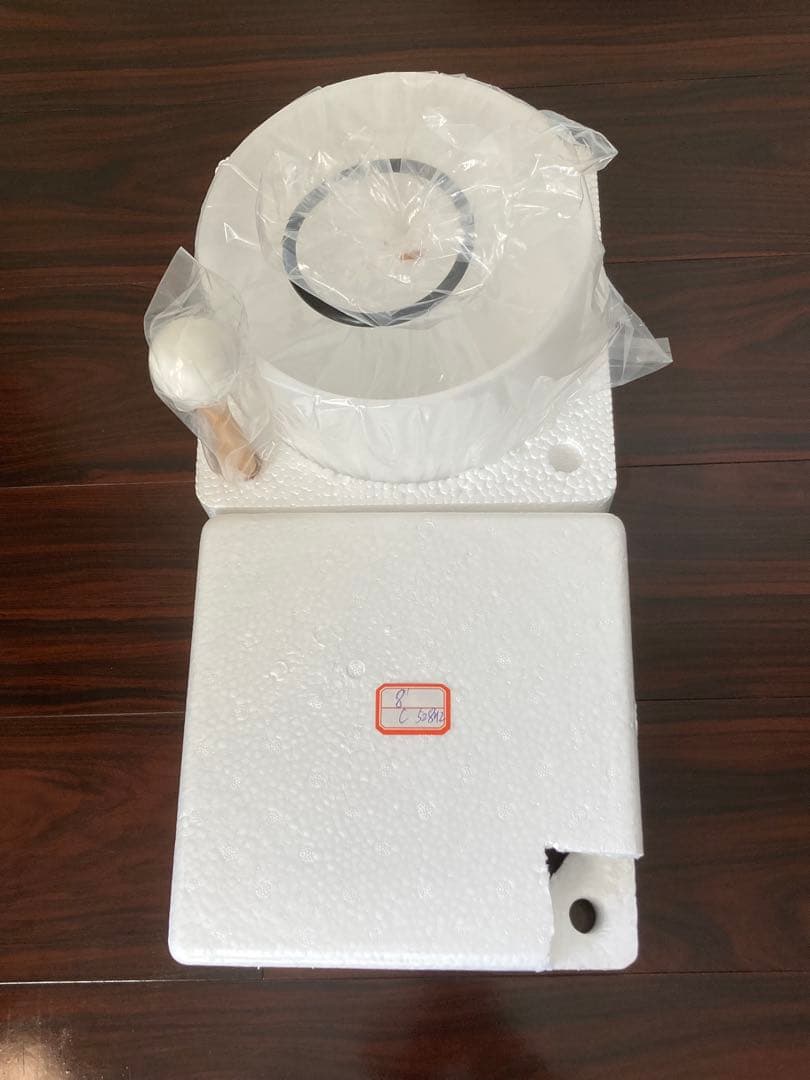 CVNC新品・528Hzクリスタルボウル8インチ音階C フロスト