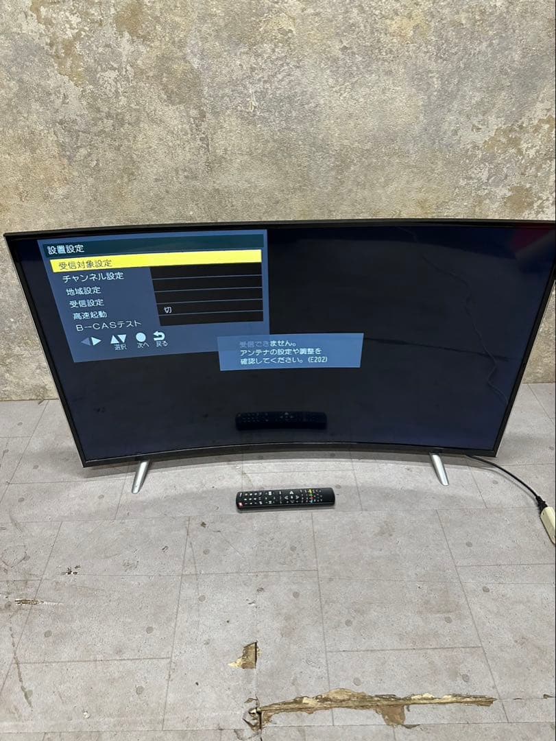 48型 曲面フルHD液晶テレビ AS-4803TV 2016年製 録画機能付